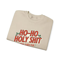 Thumbnail for Ho Ho Holy Sh*t NSFW Funny Christmas Sweater - Sunlit Funlit Country Music Tees