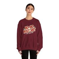 Thumbnail for Ho Ho Holy Sh*t NSFW Funny Christmas Sweater - Sunlit Funlit Country Music Tees