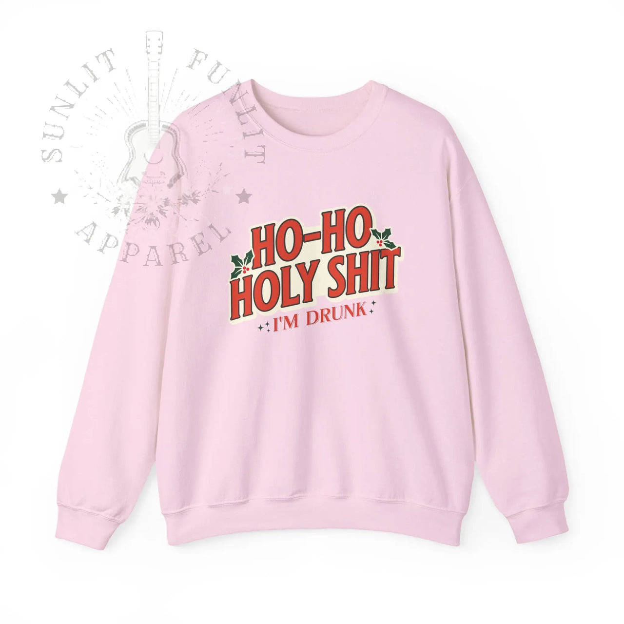 Ho Ho Holy Sh*t NSFW Funny Christmas Sweater - Sunlit Funlit Country Music Tees