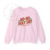 Thumbnail for Ho Ho Holy Sh*t NSFW Funny Christmas Sweater - Sunlit Funlit Country Music Tees