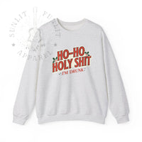 Thumbnail for Ho Ho Holy Sh*t NSFW Funny Christmas Sweater - Sunlit Funlit Country Music Tees