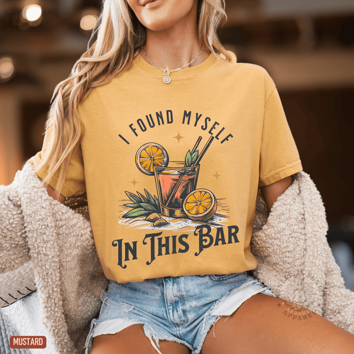 I Found Myself In This Bar Tee - Sunlit Funlit | Graphic Tees for Country Concert Addicts