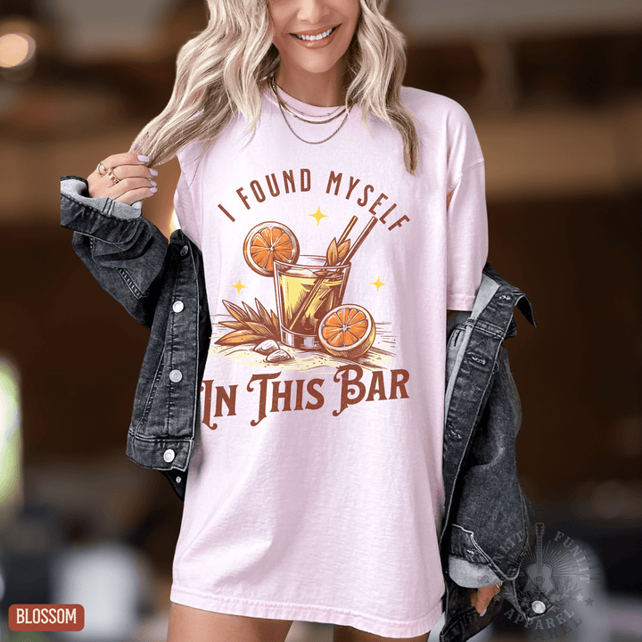 I Found Myself In This Bar Tee - Sunlit Funlit | Graphic Tees for Country Concert Addicts