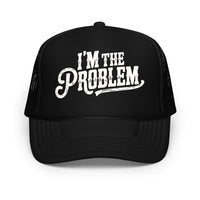 Thumbnail for I&39;m The Problem Hat, Wallen Trucker Hat, Sand In My Boots Festival, Country Trucker Hats, Country Music Hat, Wallen Merch, Southern Theme - Sunlit Funlit Country Music Tees