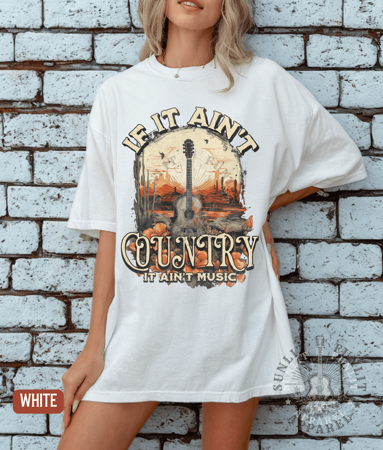 If It Ain't Country Music Fan Tee - Sunlit Funlit | Graphic Tees for Country Concert Addicts