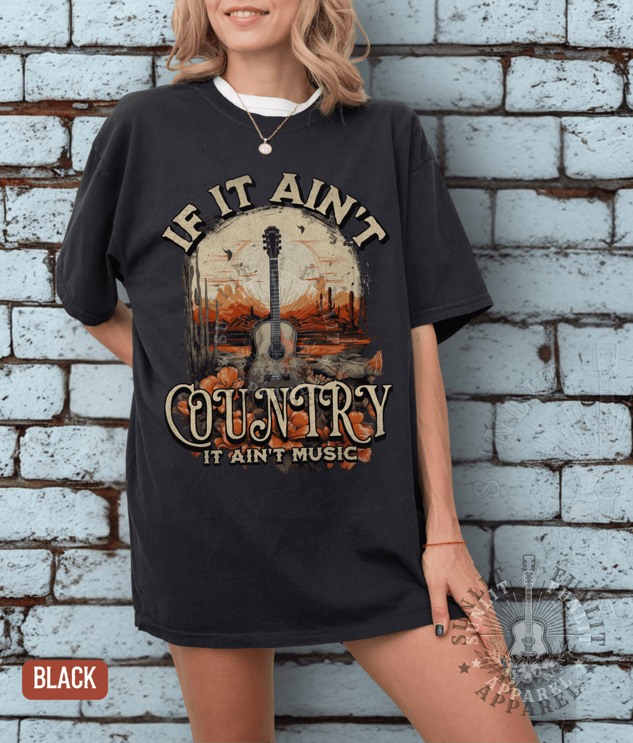 If It Ain't Country Music Fan Tee - Sunlit Funlit | Graphic Tees for Country Concert Addicts