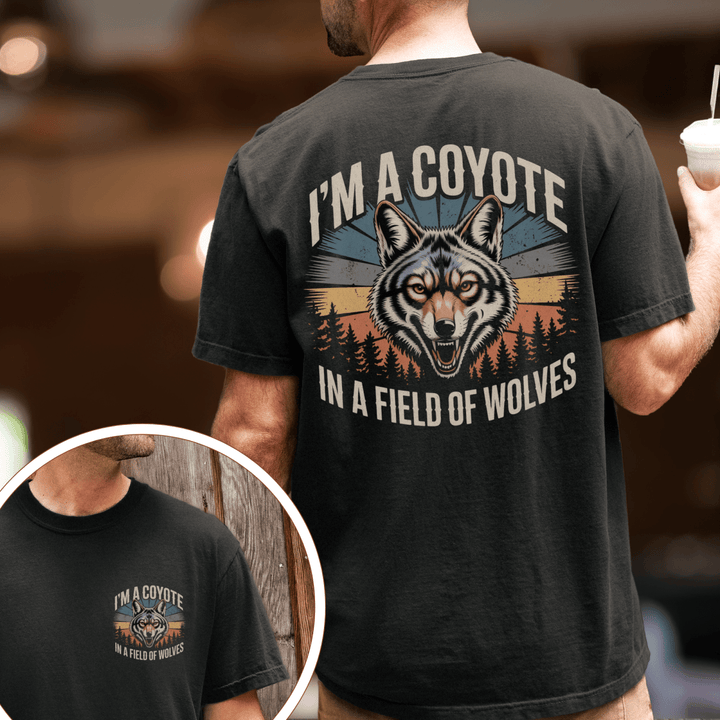 I'm A Coyote Men's Double Sided T-Shirt