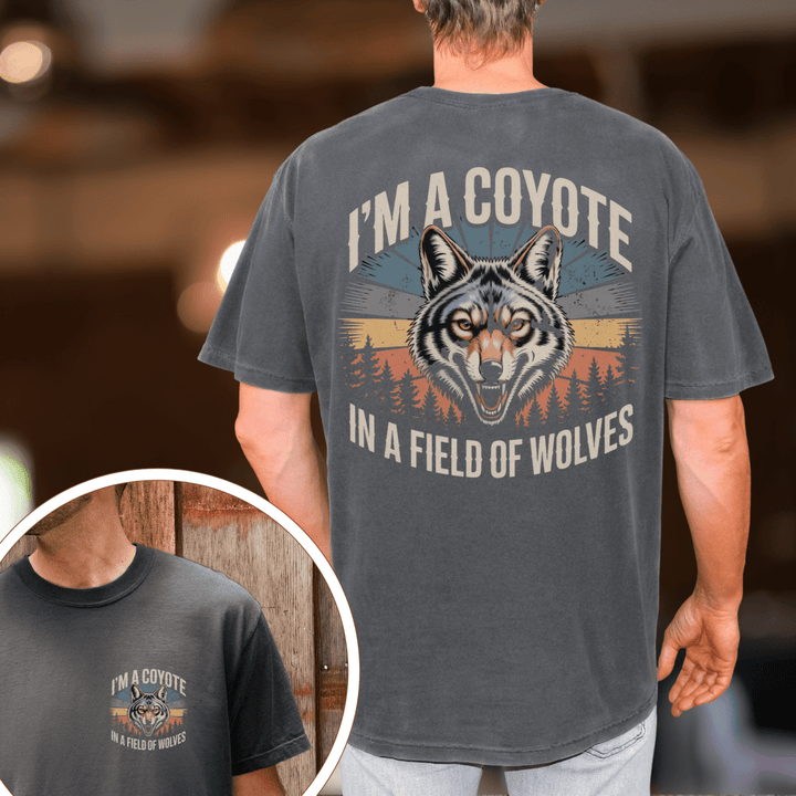I'm A Coyote Men's Double Sided T-Shirt