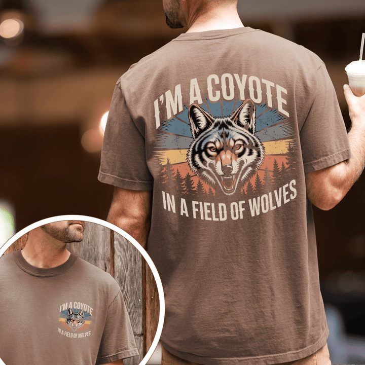 I'm A Coyote Men's Double Sided T-Shirt