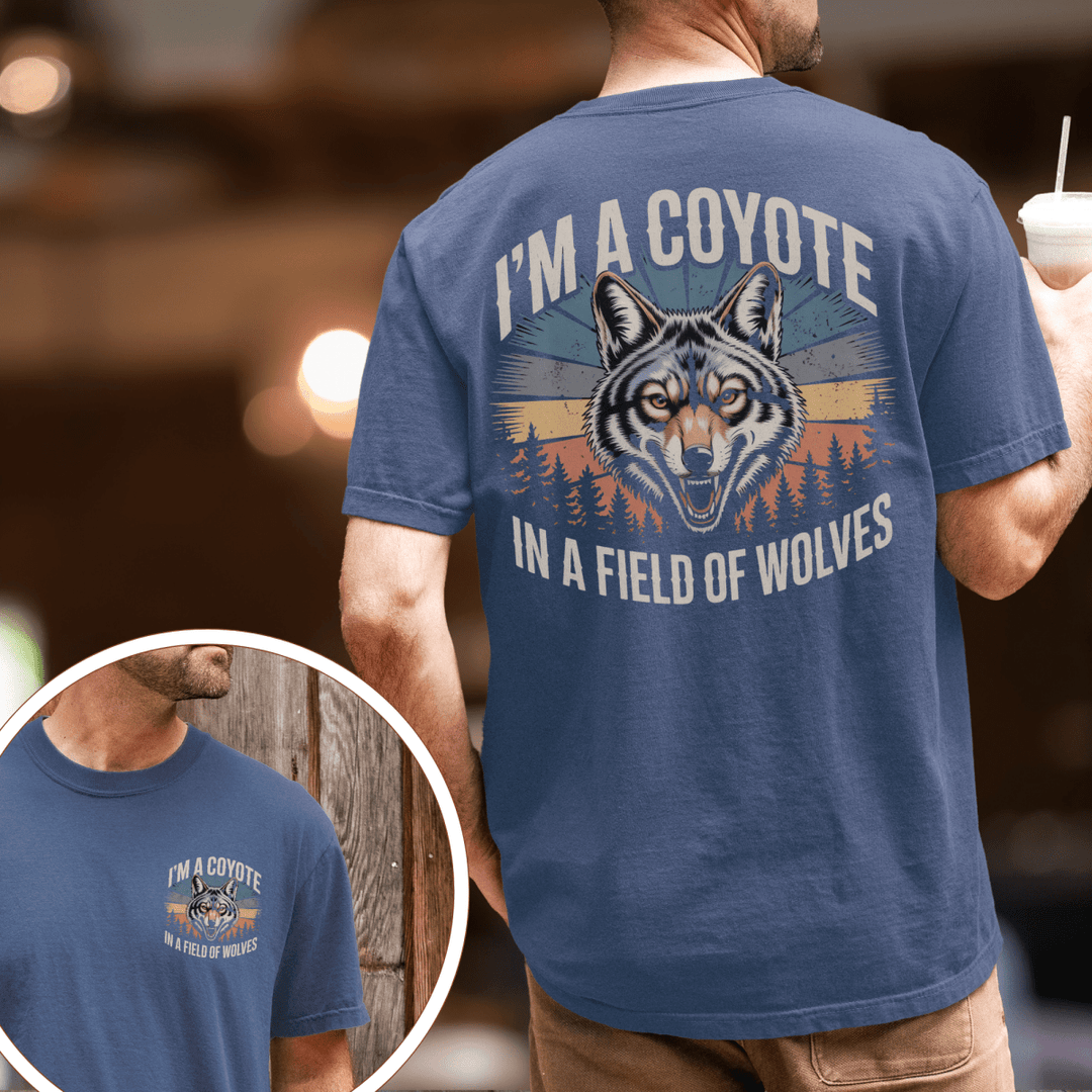 I'm A Coyote Men's Double Sided T-Shirt