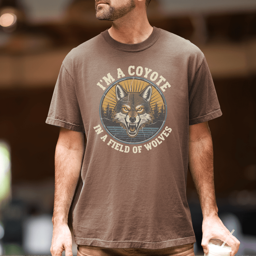 I'm a Coyote Men's Wallen Fan Tee - Sunlit Funlit | Graphic Tees for Country Concert Addicts
