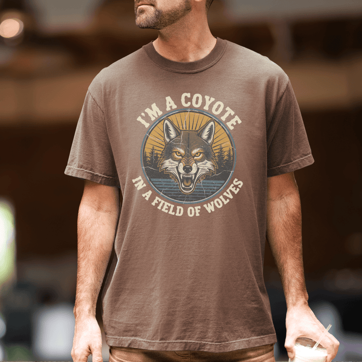 I'm a Coyote Men's Wallen Fan Tee - Sunlit Funlit | Graphic Tees for Country Concert Addicts