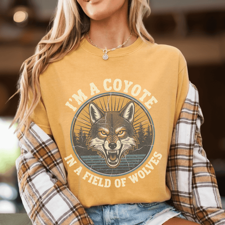 I'm a Coyote Men's Wallen Fan Tee - Sunlit Funlit | Graphic Tees for Country Concert Addicts