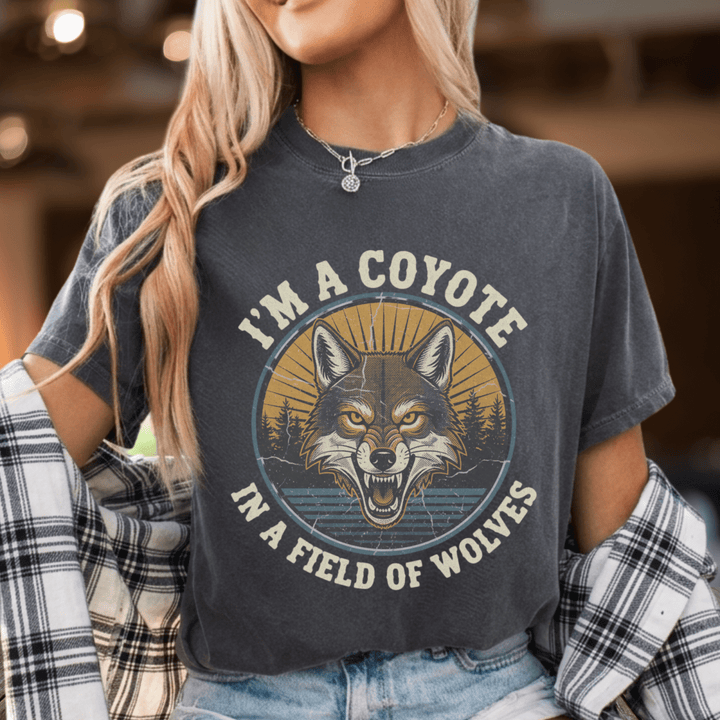 I'm a Coyote Wallen Fan Tee - Sunlit Funlit | Graphic Tees for Country Concert Addicts