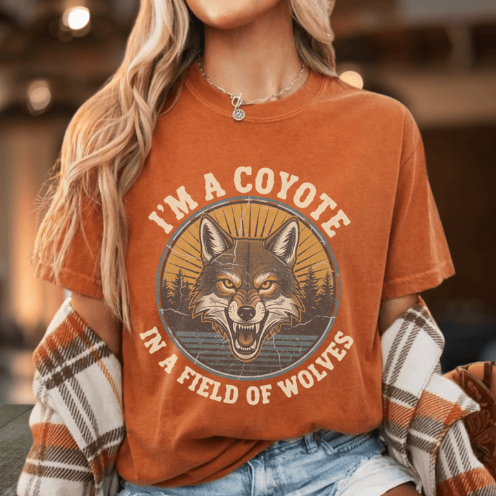 I'm a Coyote Wallen Fan Tee - Sunlit Funlit | Graphic Tees for Country Concert Addicts