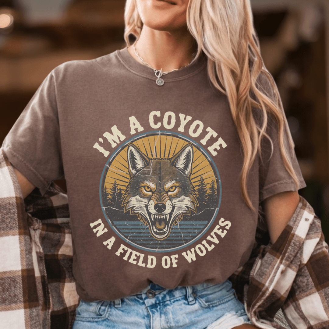 I'm a Coyote Wallen Fan Tee - Sunlit Funlit | Graphic Tees for Country Concert Addicts