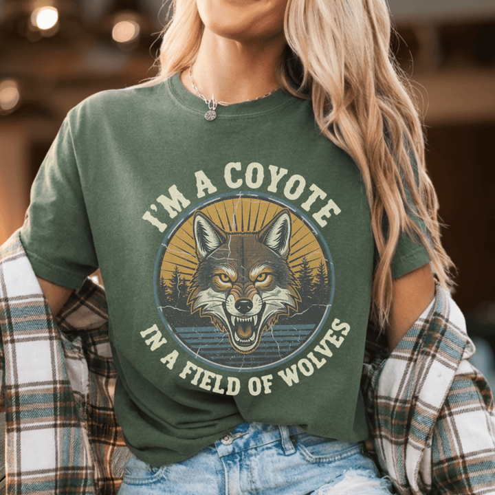 I'm a Coyote Wallen Fan Tee - Sunlit Funlit | Graphic Tees for Country Concert Addicts