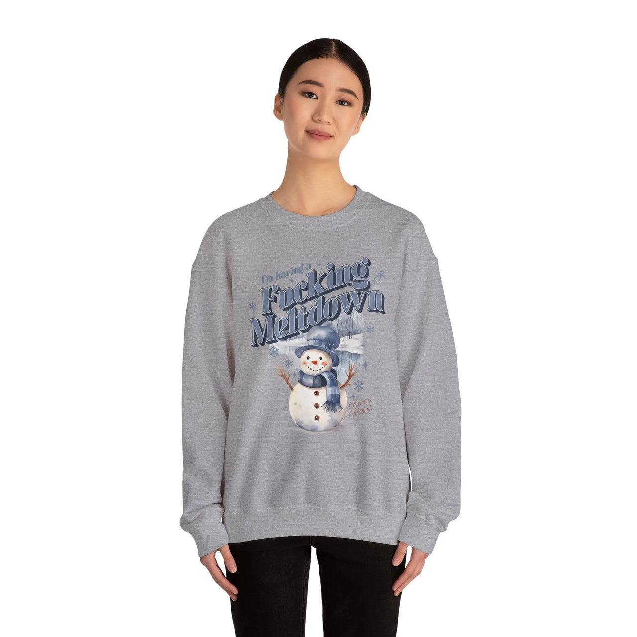 I'm Having a F*cking Meltdown NSFW Funny Christmas Sweater - Sunlit Funlit Country Music Tees