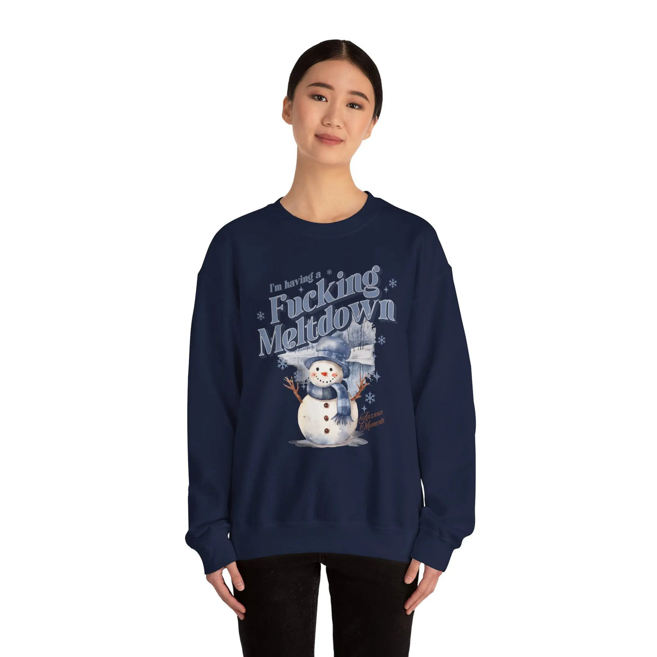 I'm Having a F*cking Meltdown NSFW Funny Christmas Sweater - Sunlit Funlit Country Music Tees