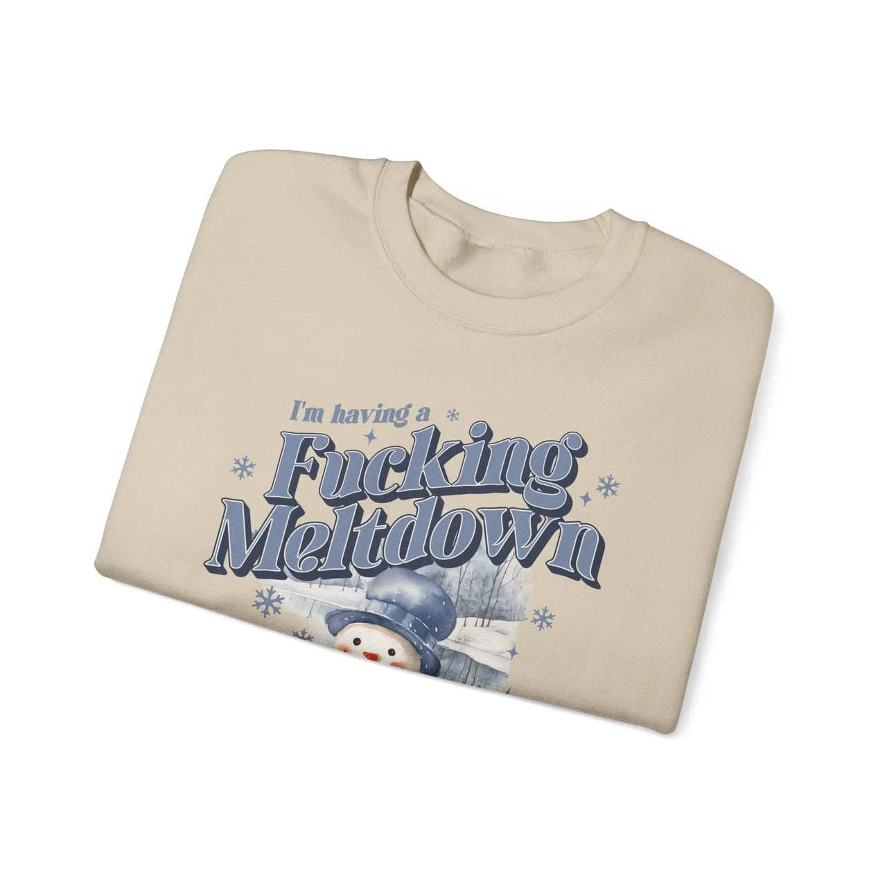 I'm Having a F*cking Meltdown NSFW Funny Christmas Sweater - Sunlit Funlit Country Music Tees