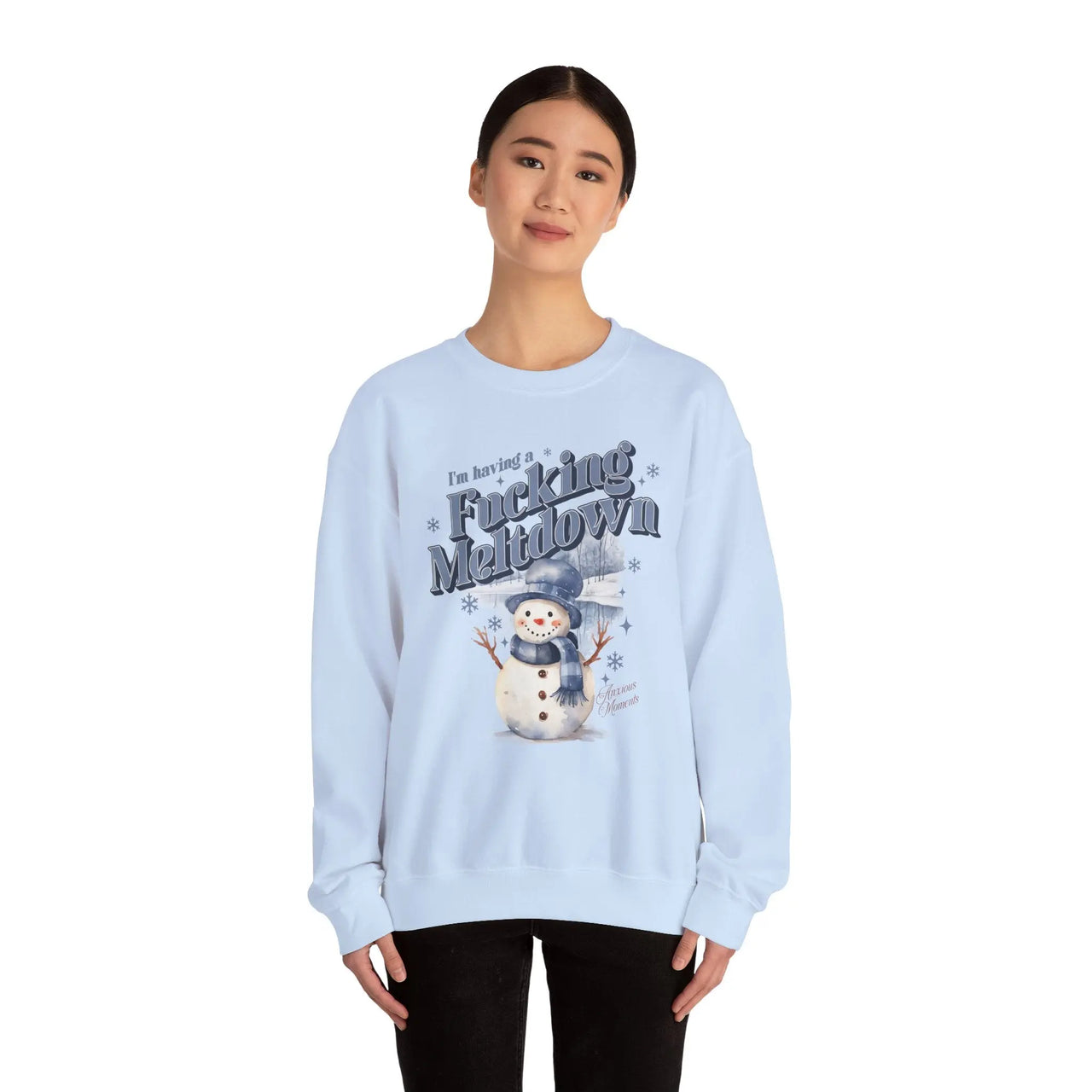 I'm Having a F*cking Meltdown NSFW Funny Christmas Sweater - Sunlit Funlit Country Music Tees