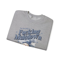 Thumbnail for I'm Having a F*cking Meltdown NSFW Funny Christmas Sweater - Sunlit Funlit Country Music Tees