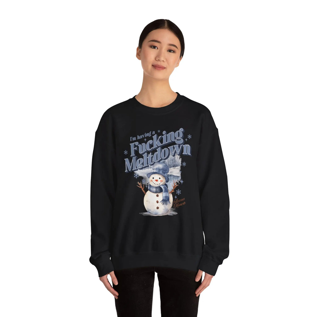 I'm Having a F*cking Meltdown NSFW Funny Christmas Sweater - Sunlit Funlit Country Music Tees
