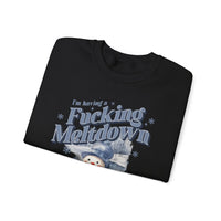 Thumbnail for I'm Having a F*cking Meltdown NSFW Funny Christmas Sweater - Sunlit Funlit Country Music Tees