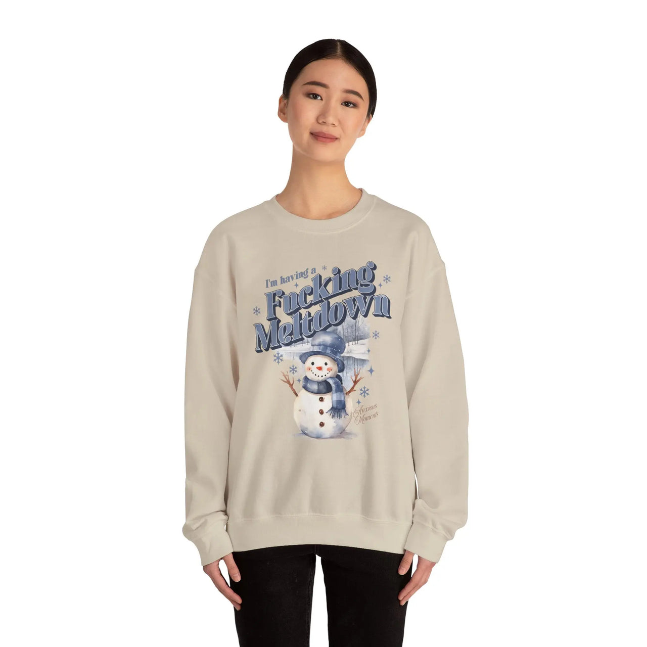 I'm Having a F*cking Meltdown NSFW Funny Christmas Sweater - Sunlit Funlit Country Music Tees