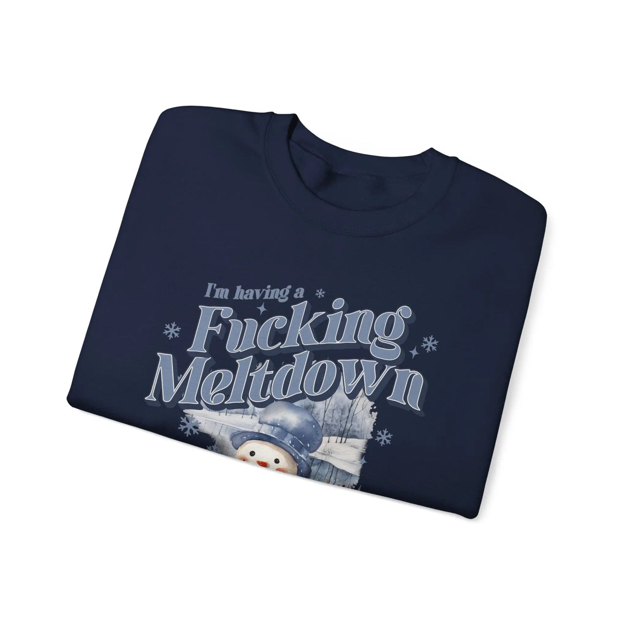 I'm Having a F*cking Meltdown NSFW Funny Christmas Sweater - Sunlit Funlit Country Music Tees