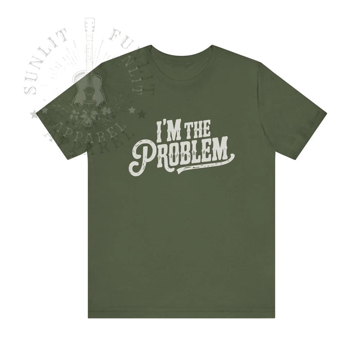 I'm The Problem Lightweight Country Concert Tee - Sunlit Funlit | Graphic Tees for Country Concert Addicts
