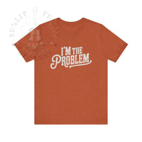 Thumbnail for I'm The Problem Lightweight Country Concert Tee - Sunlit Funlit | Graphic Tees for Country Concert Addicts