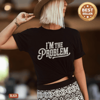 Thumbnail for I'm The Problem Lightweight Country Concert Tee - Sunlit Funlit | Graphic Tees for Country Concert Addicts