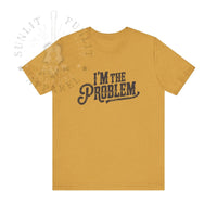 Thumbnail for I'm The Problem Lightweight Country Concert Tee - Sunlit Funlit | Graphic Tees for Country Concert Addicts