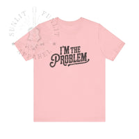 Thumbnail for I'm The Problem Lightweight Country Concert Tee - Sunlit Funlit | Graphic Tees for Country Concert Addicts