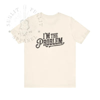 Thumbnail for I'm The Problem Lightweight Country Concert Tee - Sunlit Funlit | Graphic Tees for Country Concert Addicts