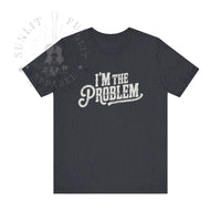 Thumbnail for I'm The Problem Lightweight Country Concert Tee - Sunlit Funlit | Graphic Tees for Country Concert Addicts