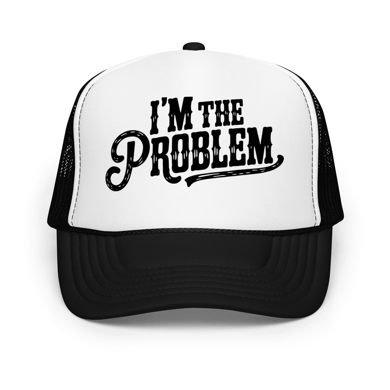 I'm the Problem Trucker Hat – Fun Country Concert Mesh Cap - Sunlit Funlit Country Music Tees