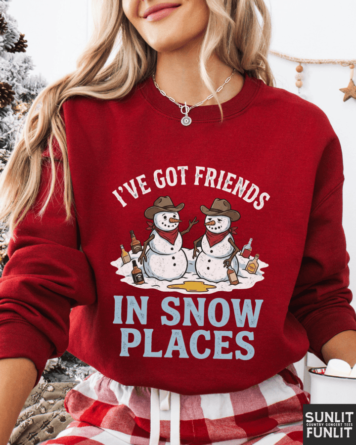 I've Got Friends in Snow Places Christmas Sweatshirt