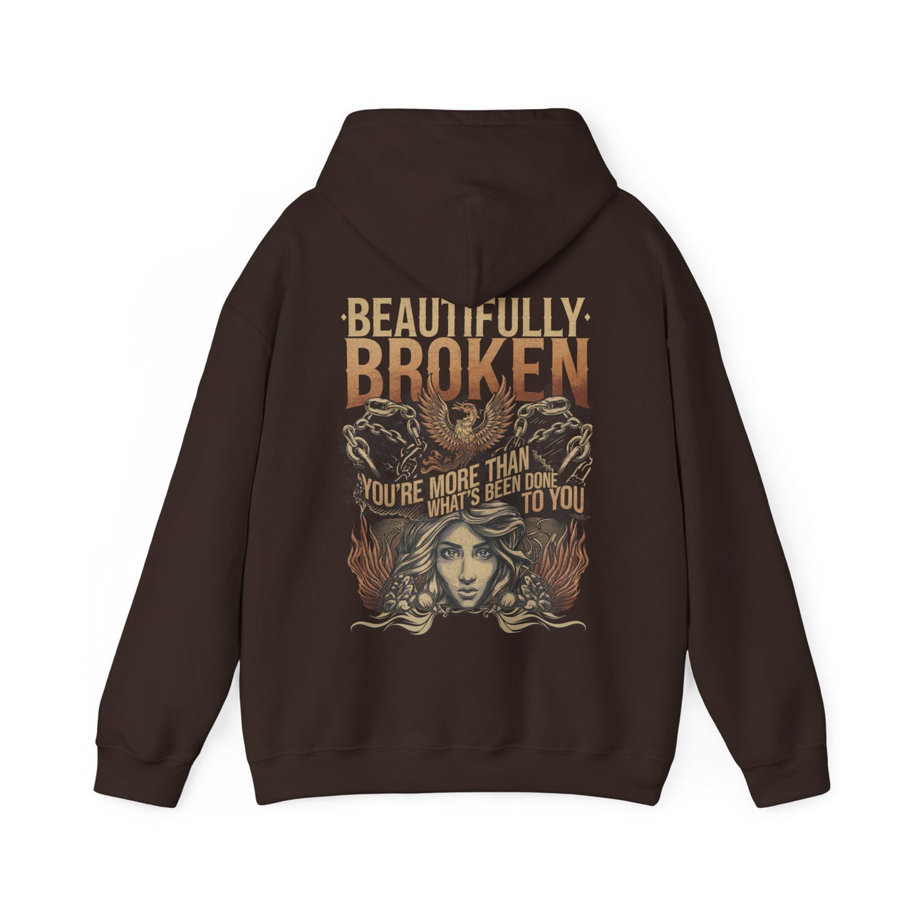 Jelly Beautifully Broken Double Sided Hoodie - Adult Unisex - Sunlit Funlit Country Music Tees