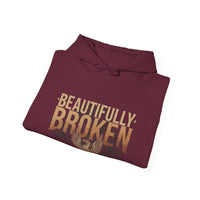 Thumbnail for Jelly Beautifully Broken Double Sided Hoodie - Adult Unisex - Sunlit Funlit Country Music Tees