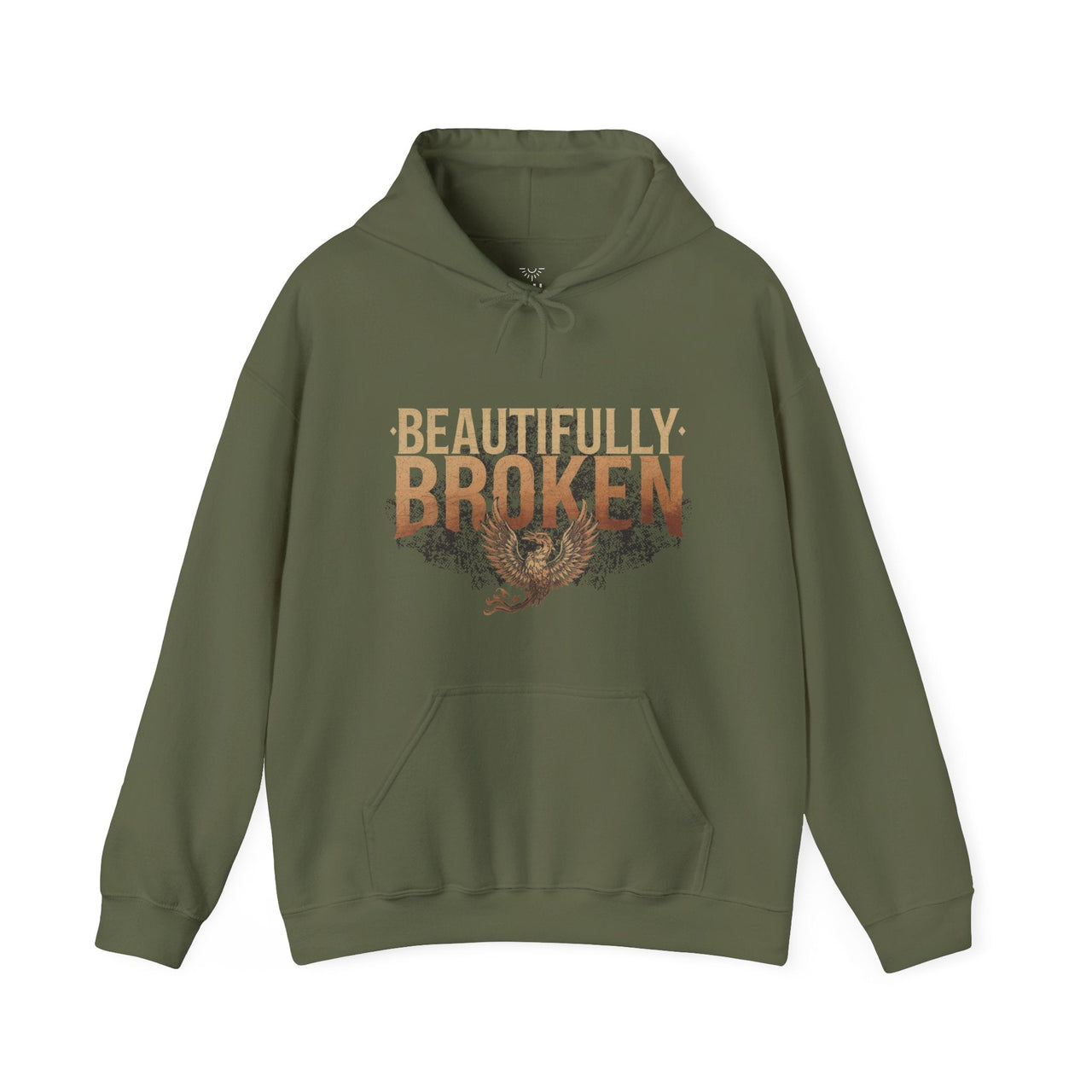 Jelly Beautifully Broken Double Sided Hoodie - Adult Unisex - Sunlit Funlit Country Music Tees