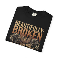 Thumbnail for Jelly Beautifully Broken Grunge Tee - Sunlit Funlit Country Music Tees
