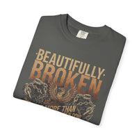 Thumbnail for Jelly Beautifully Broken Grunge Tee - Sunlit Funlit Country Music Tees