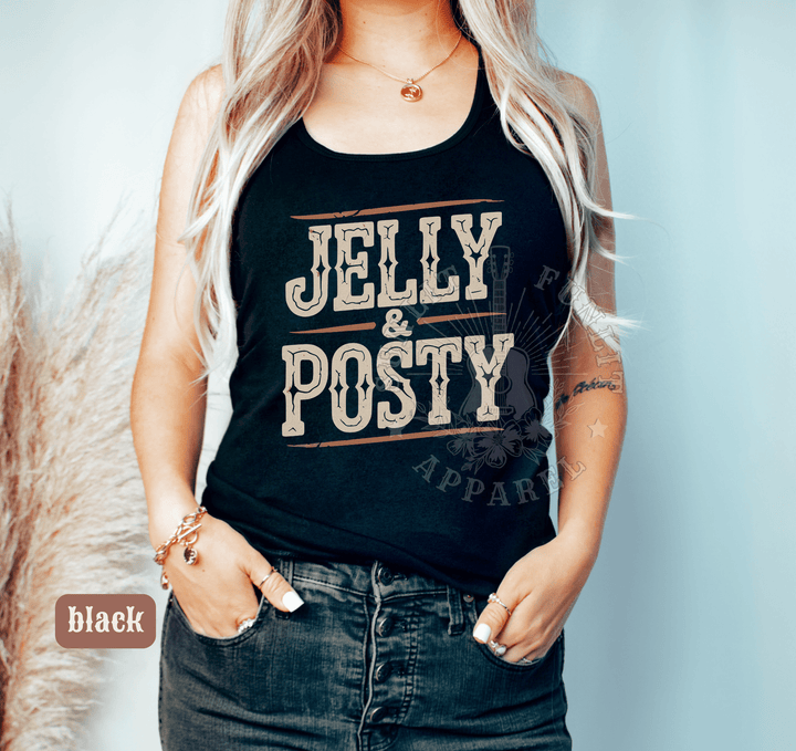 Jelly Posty Country Fan Racerback Tank 
