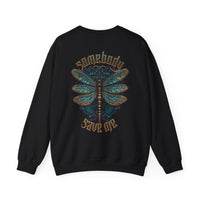 Thumbnail for Jelly Somebody Save Me Double Sided Sweatshirt - Sunlit Funlit Country Music Tees