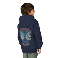 Thumbnail for Jelly Somebody Save Me Dragonfly Double Sided Youth Hoodie - Sunlit Funlit Country Music Tees