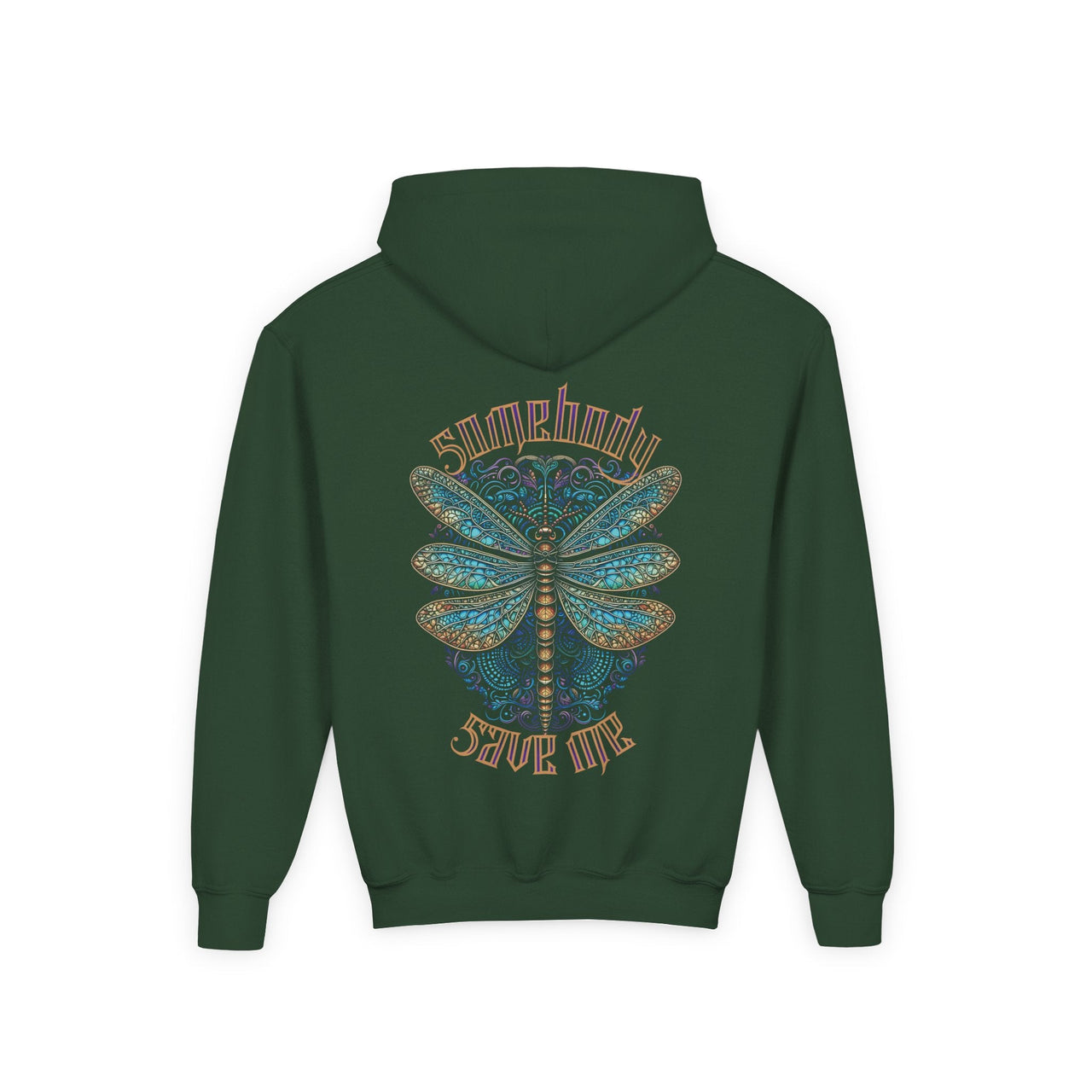 Jelly Somebody Save Me Dragonfly Double Sided Youth Hoodie - Sunlit Funlit Country Music Tees