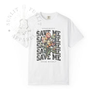 Thumbnail for Jelly Somebody Save Me Floral Comfort Colors Tee - Sunlit Funlit Country Music Tees