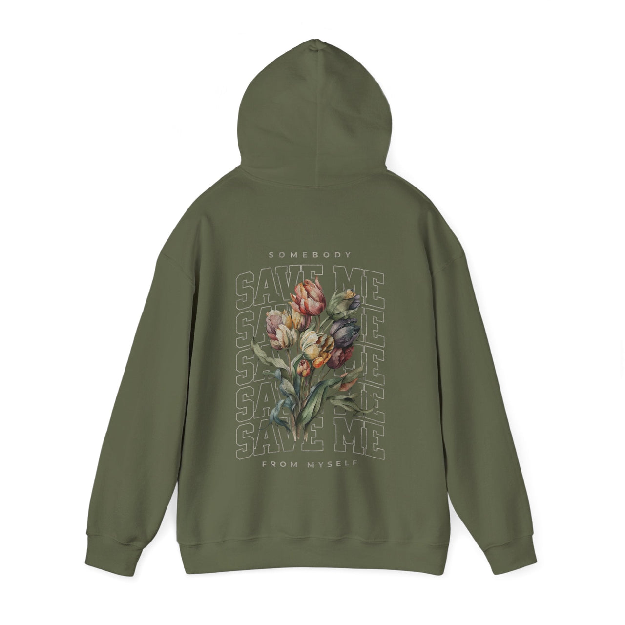 Jelly Somebody Save Me Floral Pullover Hoodie - Adult Unisex - Sunlit Funlit Country Music Tees